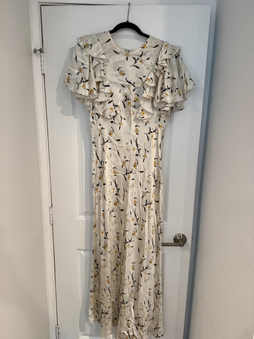 DÔEN Size Large Pearl Dress - Cream & Yellow - Picture 2 of 5